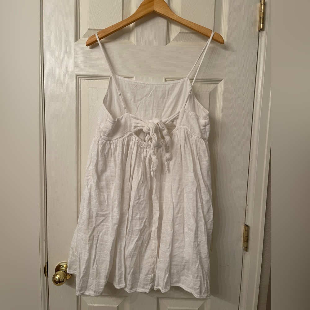 American Eagle White Babydoll Top or Mini Skirt‎ | Built-In Lining | Size L - Picture 4 of 9